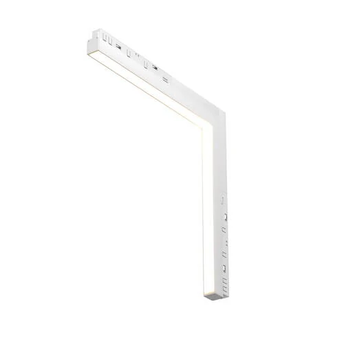 Трековый светильник Магнитная трековая система 23мм EXILITY Basis Angle, LED 24W, 3000K, Белый (Maytoni Technical, TR102-24W3K-W) - Amppa.ru