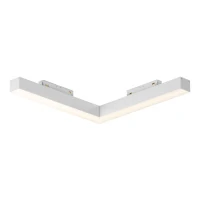 Трековый светильник Магнитная трековая система 35мм GRAVITY Basis Angle, LED 30W, 3000K, Белый (Maytoni Technical, TR078-2-24W3K-W)