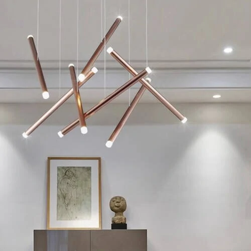 Люстра Dutti D0068 LED Chandelier Modern 7 Copper (ImperiumLoft, 243987-22) - Amppa.ru