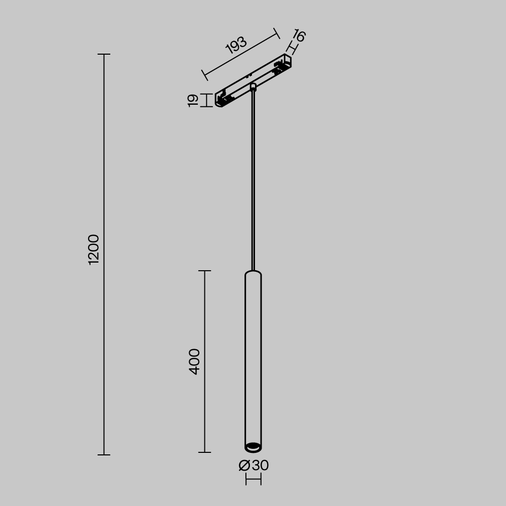 Трековый светильник Магнитная трековая система 23мм EXILITY Focus LED 5W, Черный (Maytoni Technical, TR226-4-5WTW-M-DD2-W) - Amppa.ru