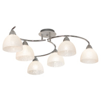 Потолочная люстра Zungoli, 5xE27, Хром и Белый (Lussole, LSF-1603-06)