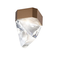 Потолочный светильник Tripla, Прозрачный/Бронзовый/Бронзовый (Fabbian, F41E0176)