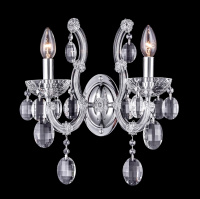 Бра Crystal Lux HOLLYWOOD AP2 CHROME, 2010/402