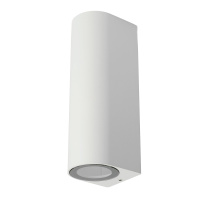 Светильник садово-парковый Feron DH024, на стену, 2*GU10 MR11 230V, белый, 51313