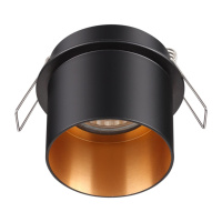 Встраиваемый Светильник Butt Spot, 1xGU10, Черный (Novotech, 370431)