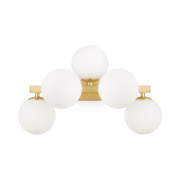 Бра Modern Dallas, 5xG9 Золото, Белый (Maytoni, MOD547WL-05BS)