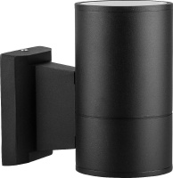 Светильник садово-парковый Feron DH0701, на стену вверх,  E27 230V, черный, 06296