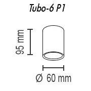 Потолочный светильник TopDecor Tubo6 P1 31 - Amppa.ru